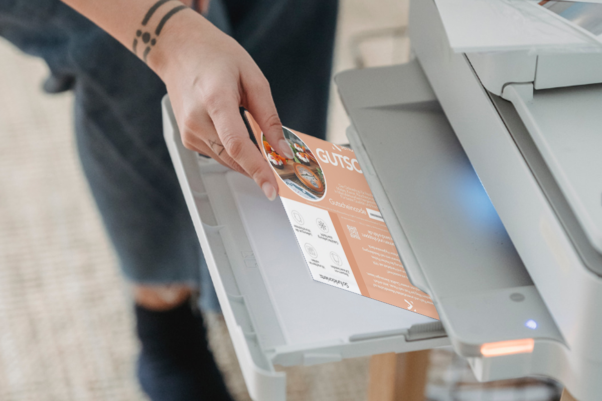 Digitaler Gutschein für Eilige